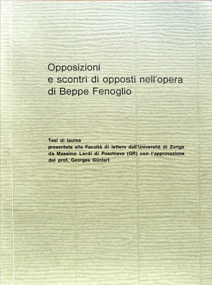 Tesi di dottorato di M. L.